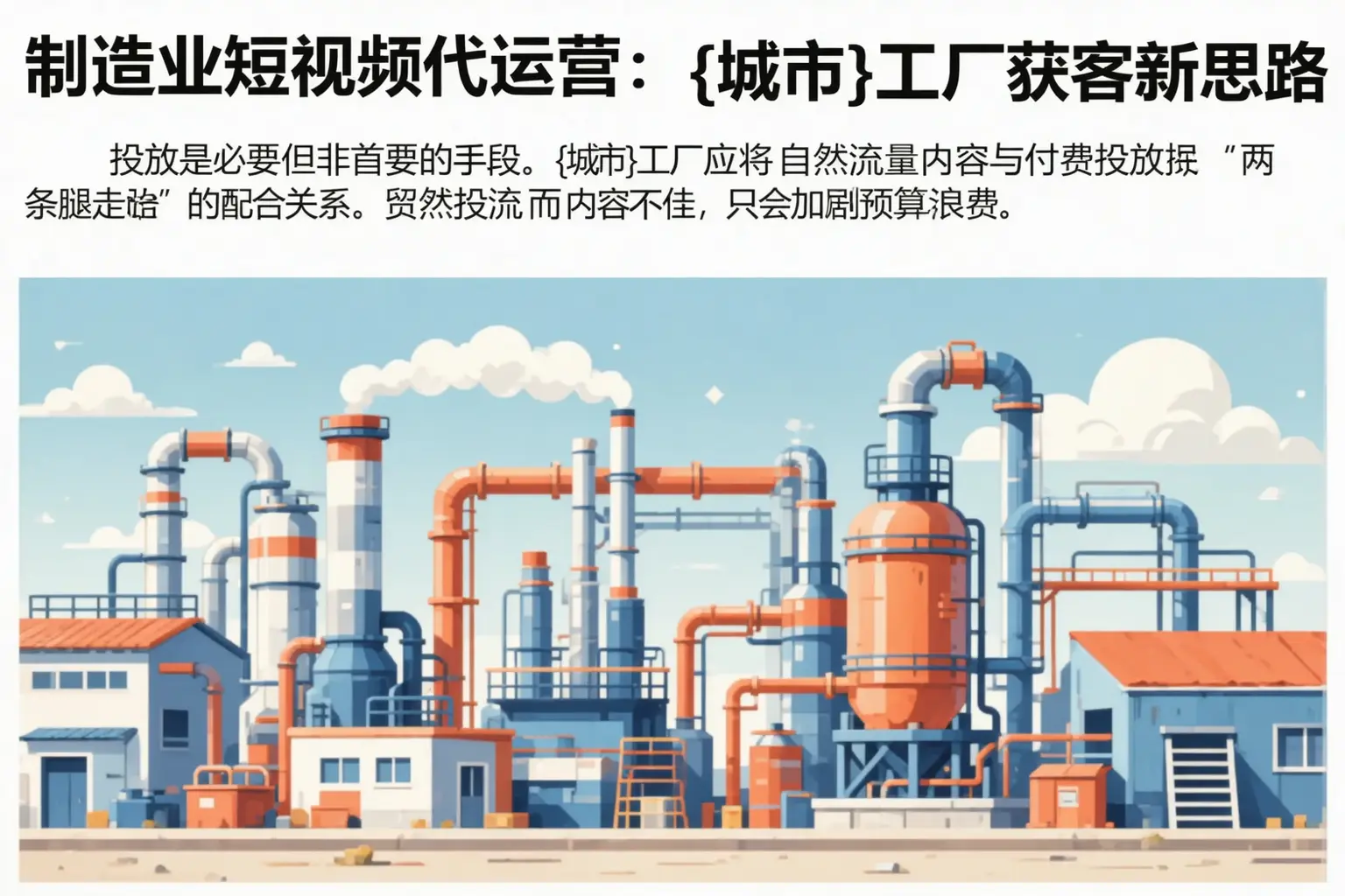 制造业短视频代运营:宁陵工厂获客新思路
