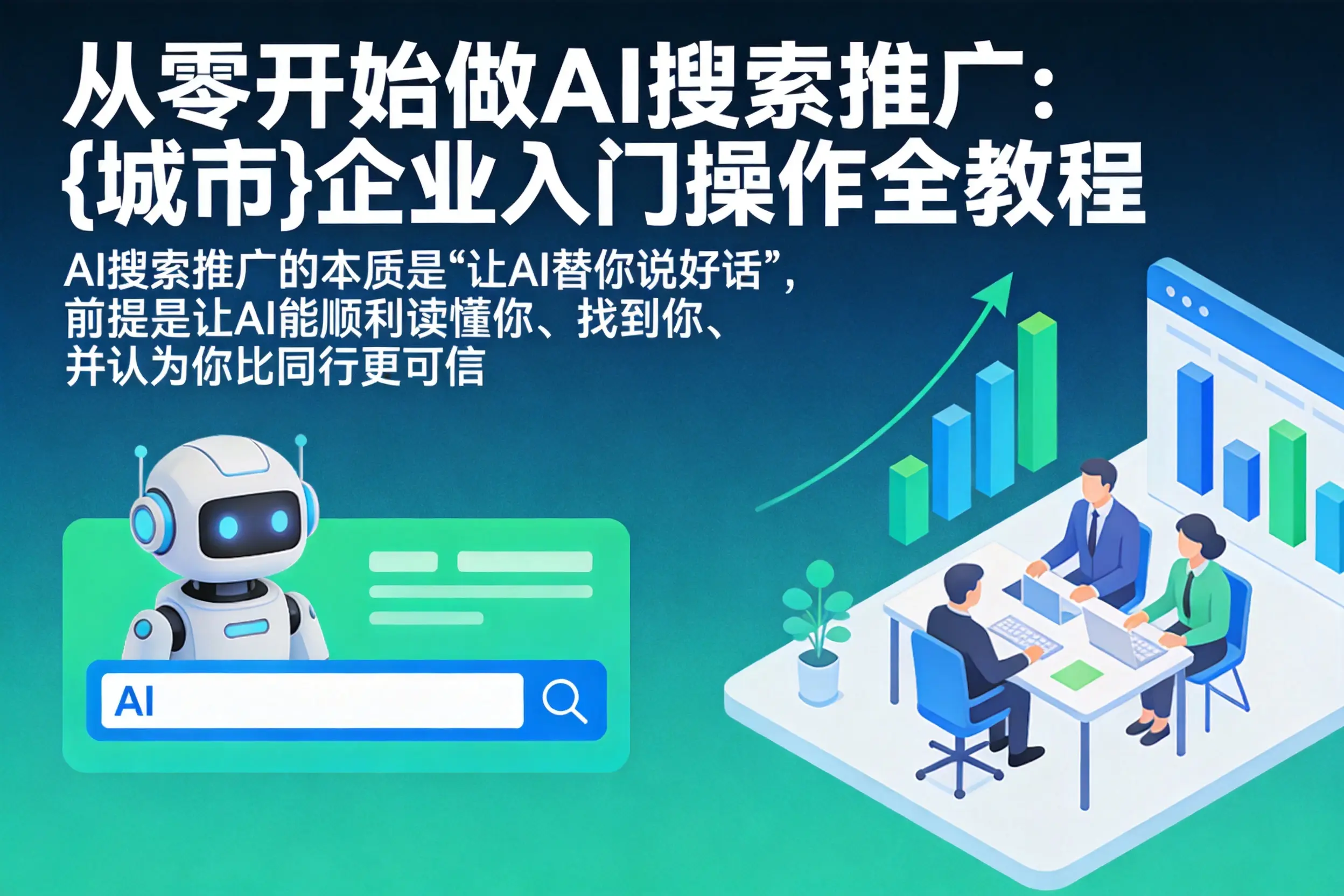 从零开始做AI搜索推广：宁陵企业入门操作全教程